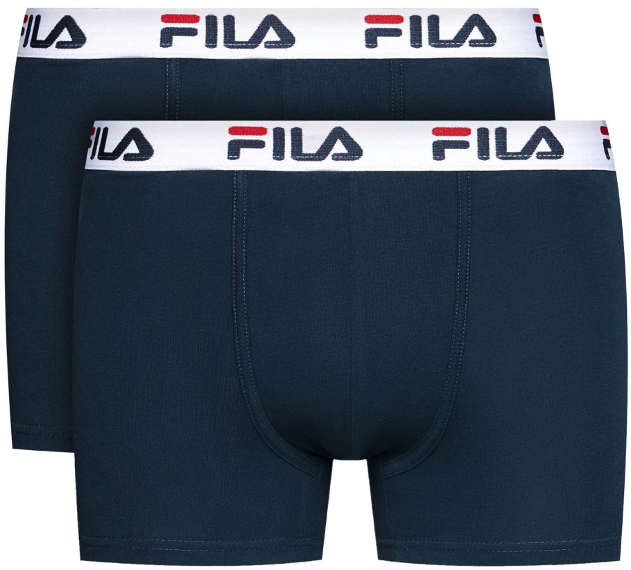Comfortabele Fila Heren Boxers 2-Pack Navy M