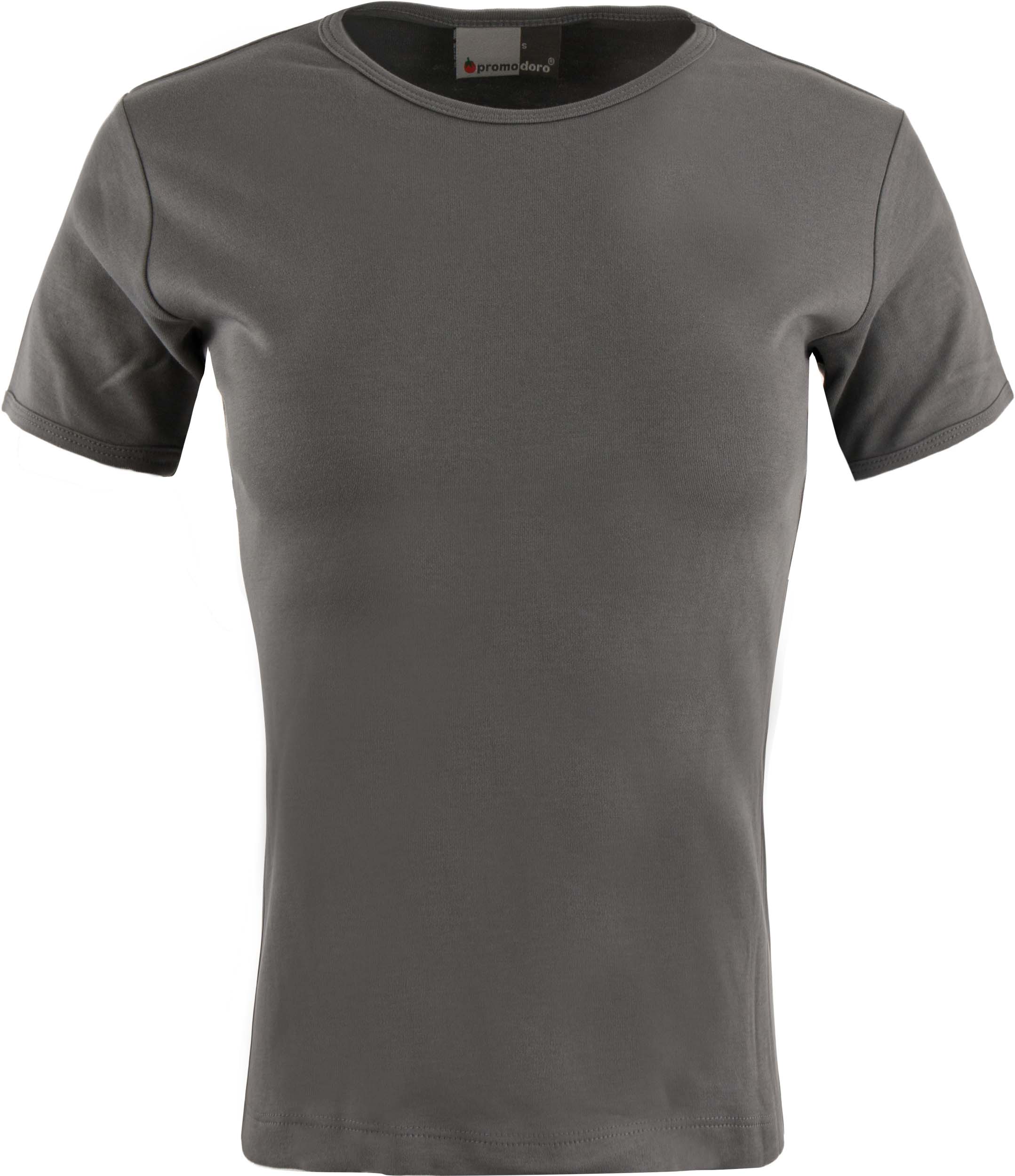 Women's T-shirt Promodoro Interlock Light Gray L