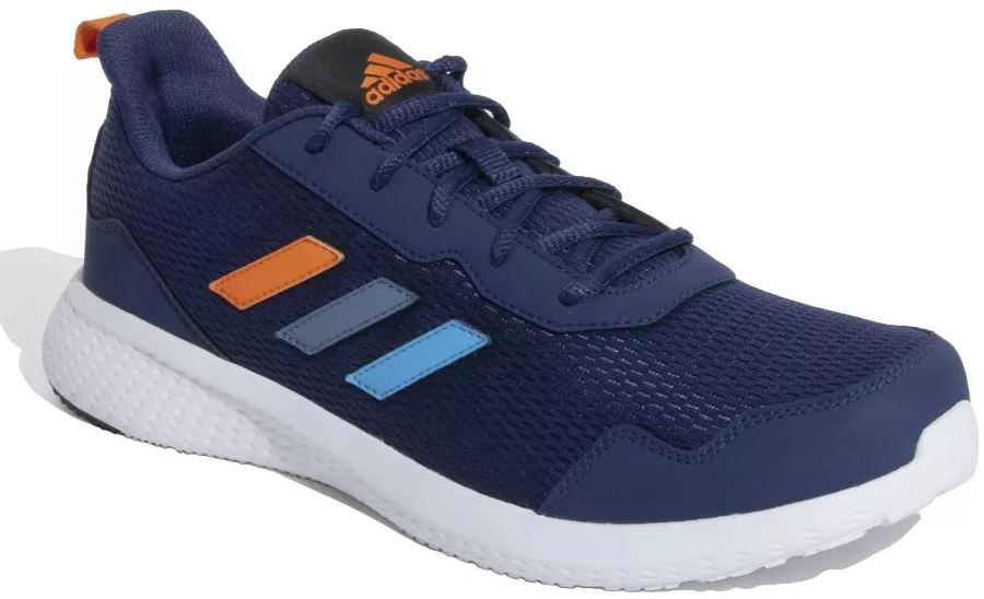 Adidas Mens Peprun Running Shoe Night Sky-Pulse 40 2/3