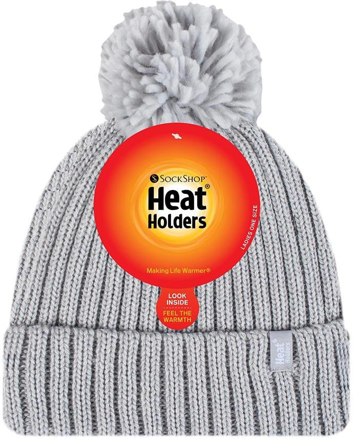 Women's Winter Hat Heat Holders Arden Light Grey