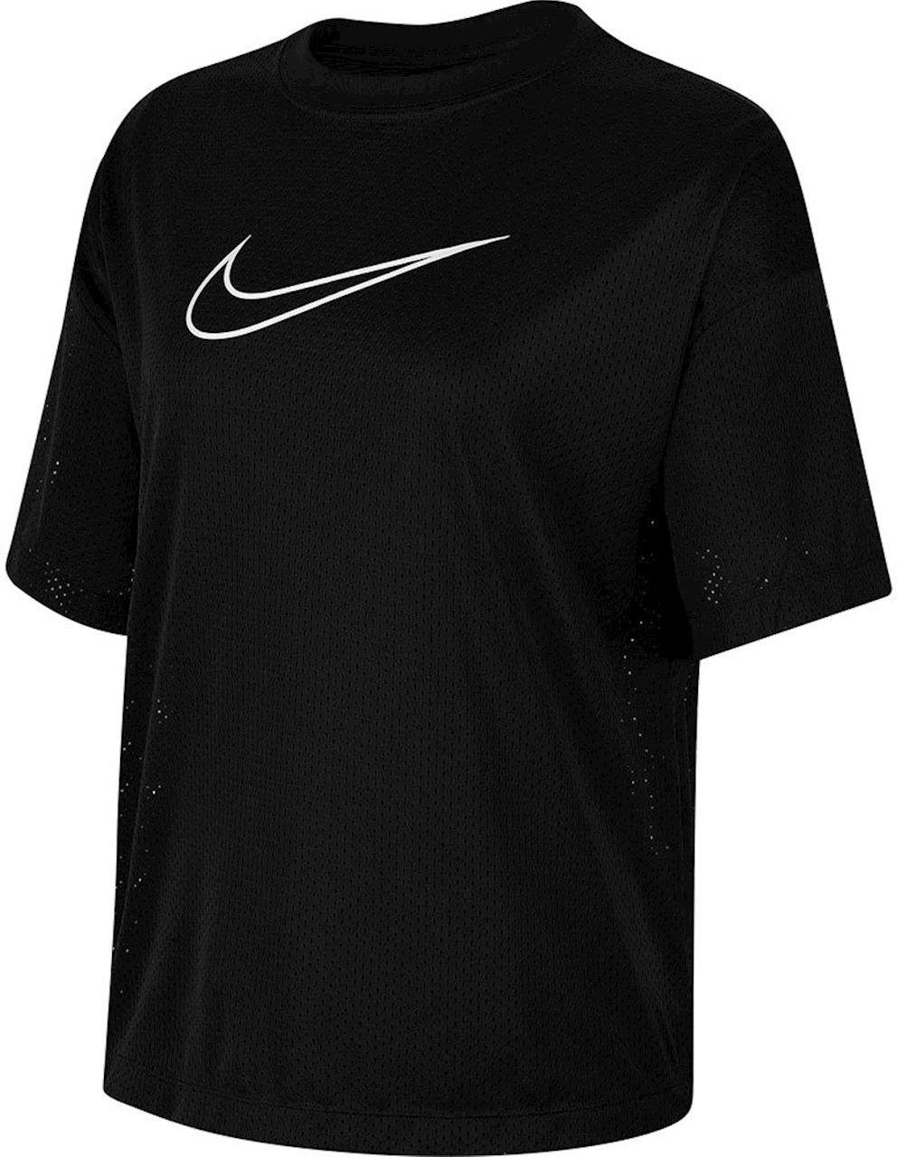 Women's T-shirt Nike Mesh Shirt Top Black M