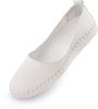 Women's Leather Ballerinas Nell White 36