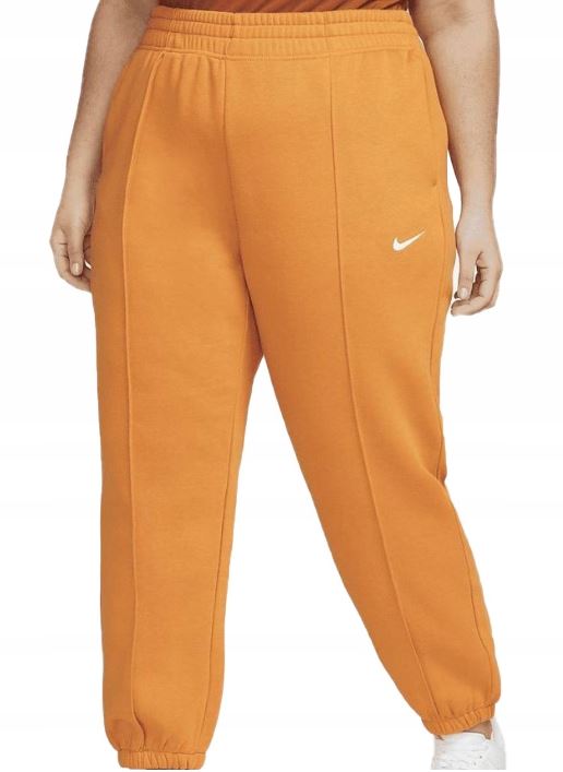 Women's Sweatpants Nike Fleece Sweatpants Orange (Plus Size) 1X