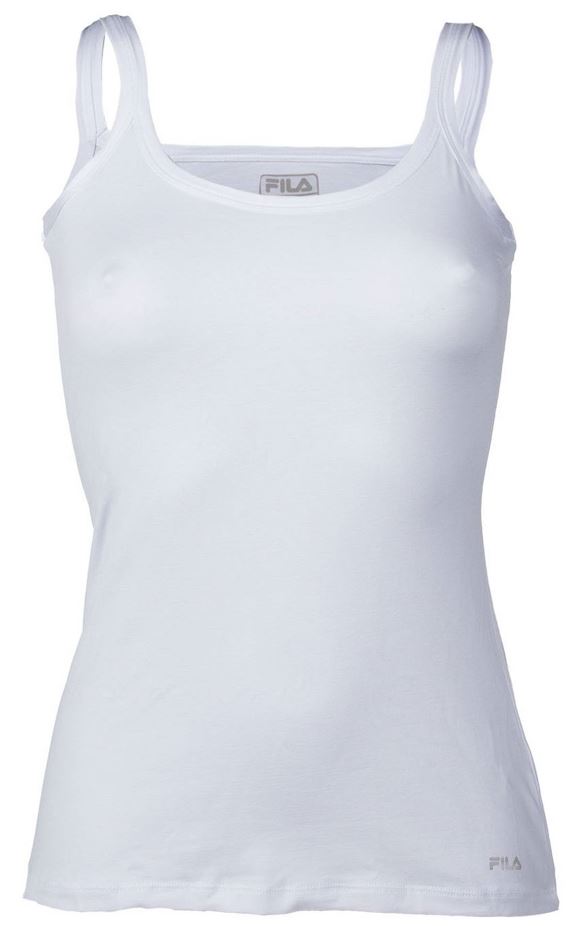 Women's Fila Tank Top White, Xs