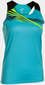 Women's Joma Elite X Tank Top Turquoise-Black L