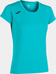 Women's T-shirt Joma Record Ii Turquoise, S