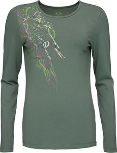 Women's T-shirt Loap Abmora Green Xl