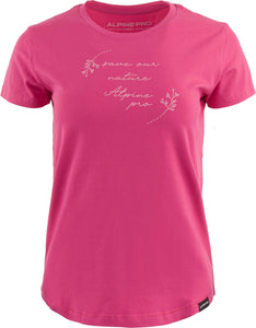 Women's T-shirt Alpine Pro Badena Pink M