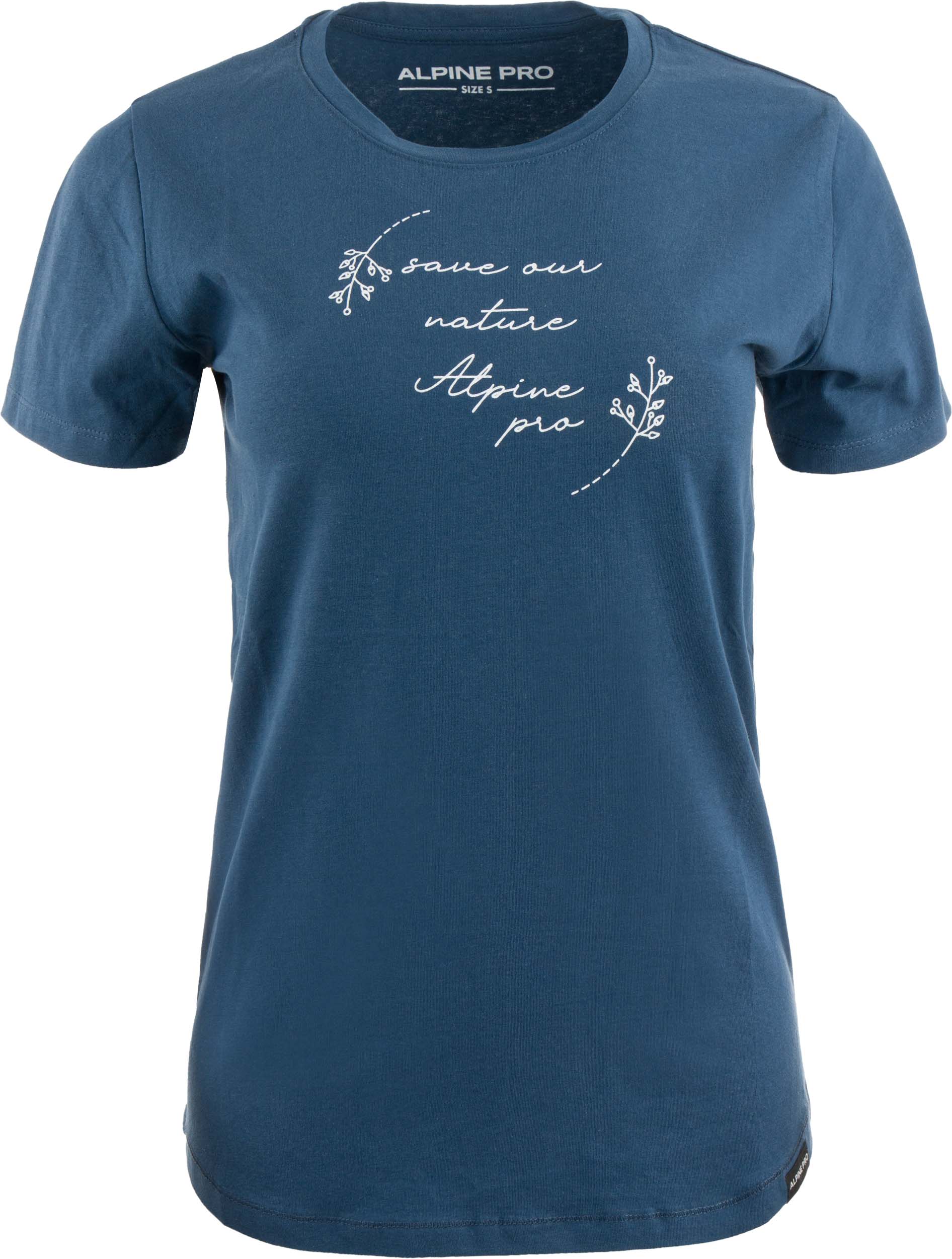 Women's T-shirt Alpine Pro Badena Blue Xl