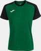 Women's T-shirt Joma Academy Iv Green-Black, Xs