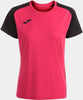 Women's T-shirt Joma Academy Iv Fuchsia-Black, S