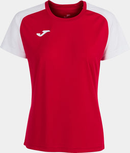 Women's T-shirt Joma Academy Iv Red-White, Xs