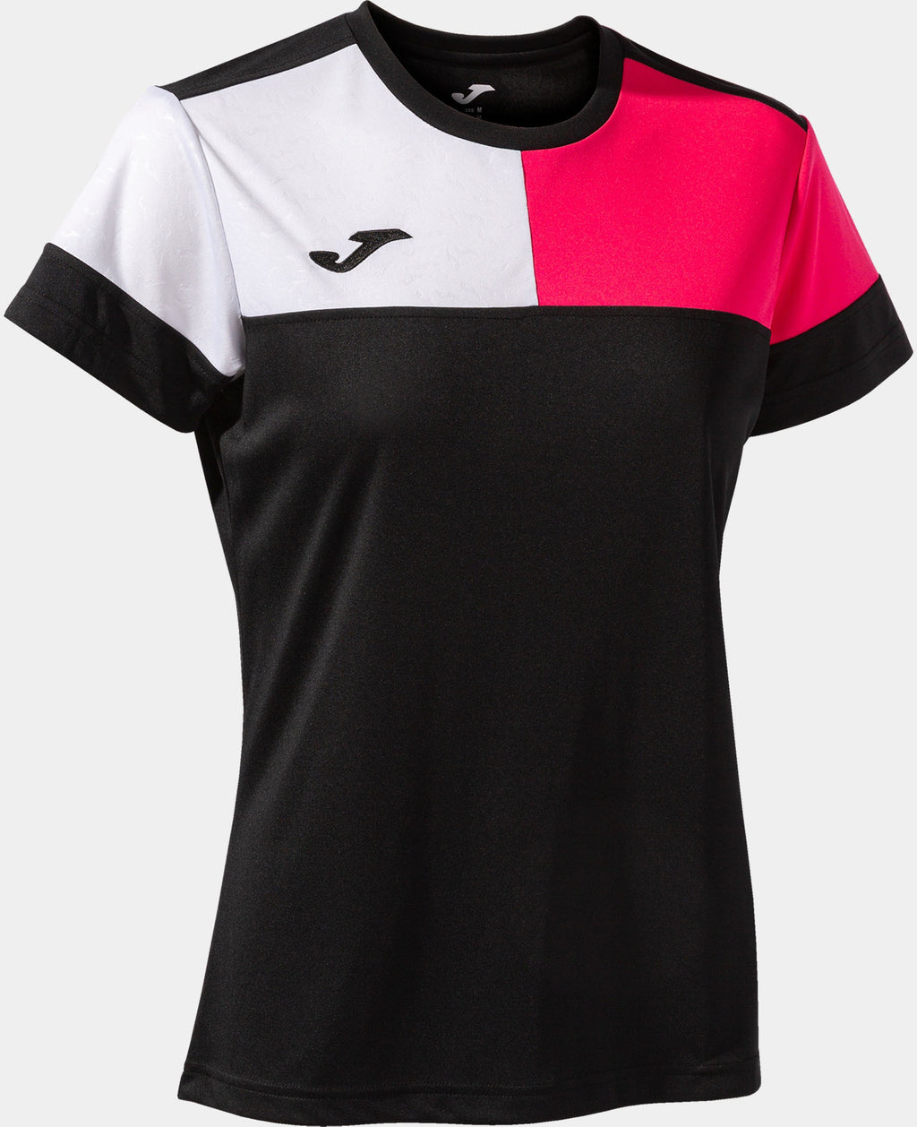 Women's T-shirt Joma Camiseta Manga Black-Pink, Xs