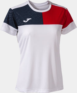 Women's T-shirt Joma Camiseta Manga White-Red M