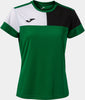 Women's T-shirt Joma Camiseta Manga Sky Green-Black, Xs