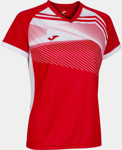 Women's T-shirt Joma Supernova Ii Fluor Red-White M