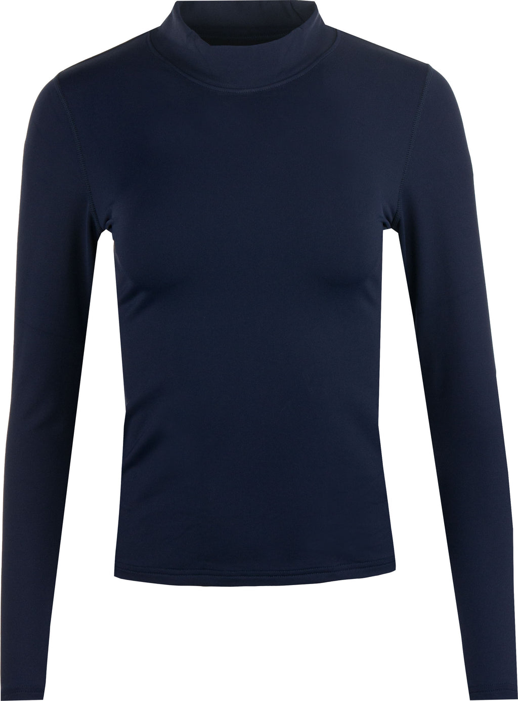 Women's T-shirt Playerlayer Turtle Neck Top Navy, Xs