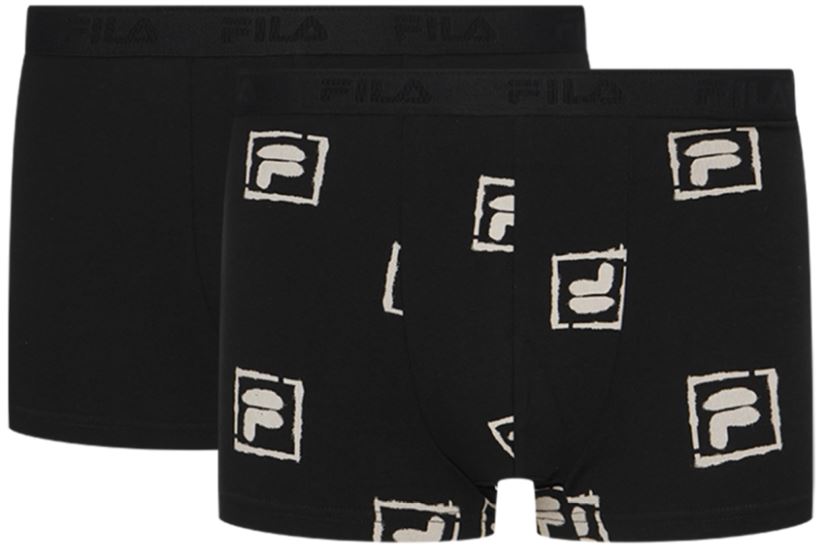 Fila Boxers 2-Pack Black 2XL