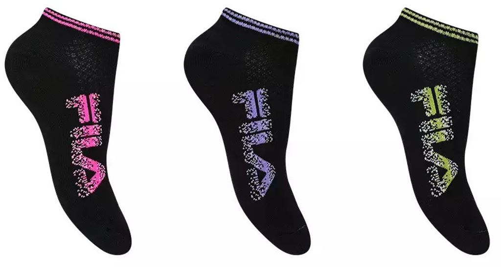 Fila 3-Pack W Sneaker Black Socks 39-42