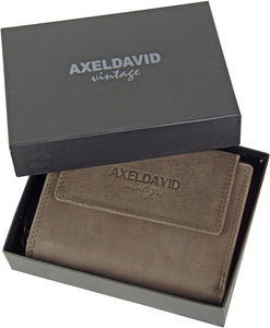 Axel David Leather Wallet Brown,