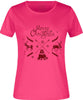 Women's T-shirt Jm Christmas Pink, S