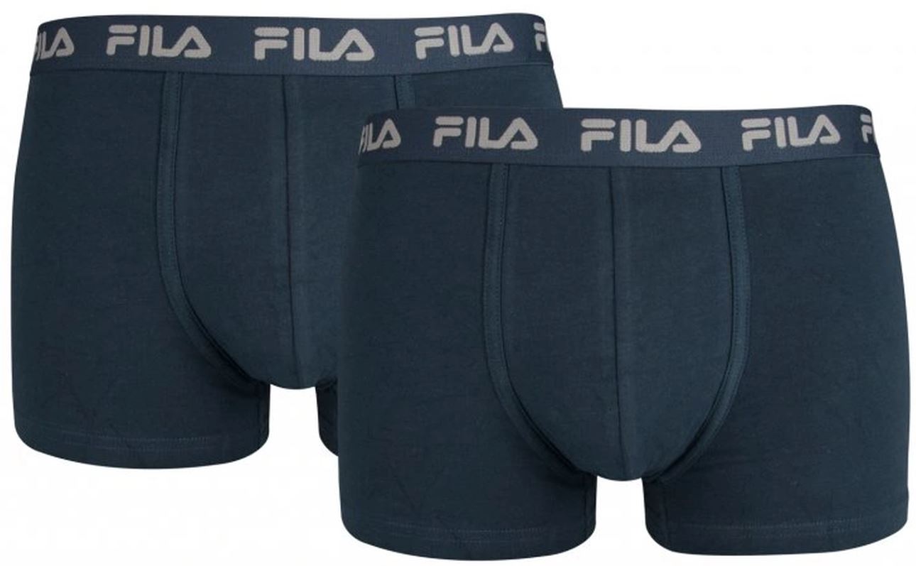 Comfortabele Fila Heren Boxers 2-Pack Navy M