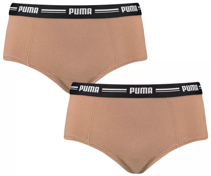 Puma Wms Mini Short 2P Hang Caramel, Xs