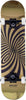 Skateboard Rocket Twisted Foil Gold 7.50 Inch,