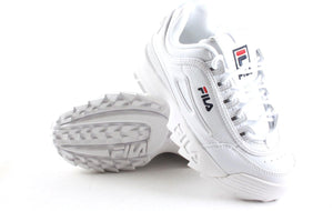 Fila Disruptor II White Navy Red Women