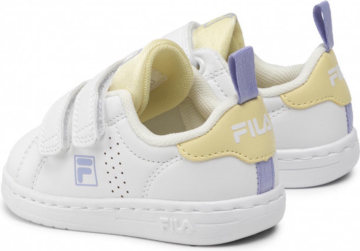 Fila Crosscourt 2 Nt Velcro White/Transparent Yellow Junior