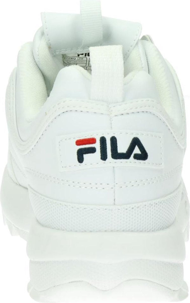 Fila Disruptor II White Navy Red Women